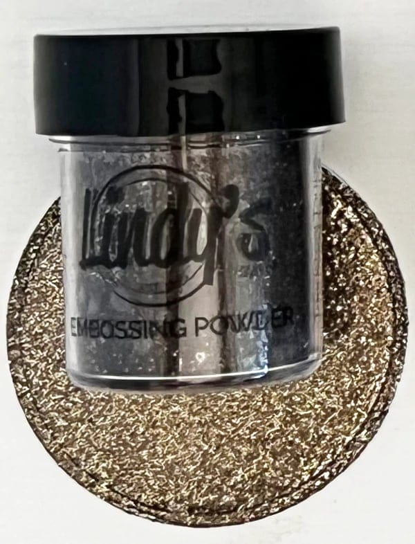 Lindy's Stamp Gang 2-Tone Embossing Powder .5oz - Toadstool Taupe