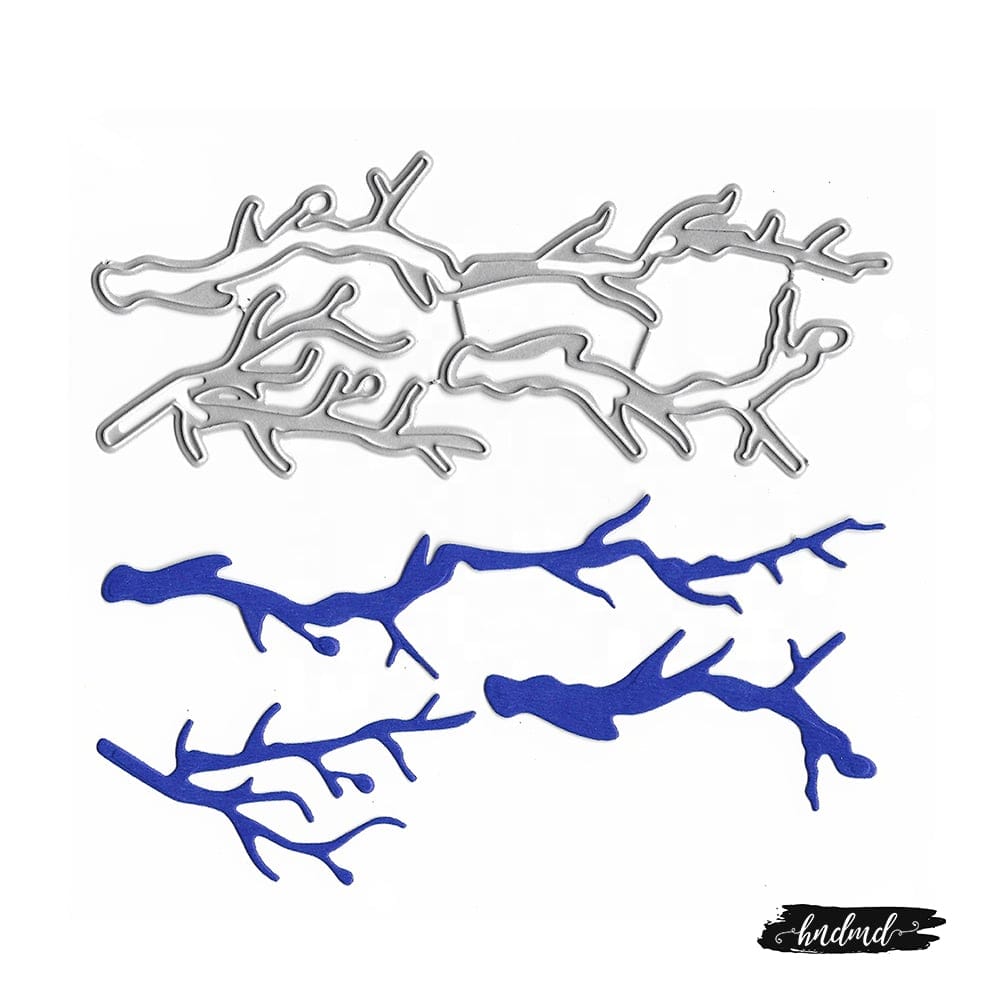 Steel Cutting Dies - Branches (Set of 3 dies) XY575 steel cutting dies CraftAdda Steel Cutting Dies - Branches (Set of 3 dies)