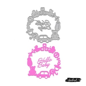 Steel Dies - Baby Elements Wreath (Set of 2 dies)