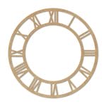 MDF Clock Frame - 10 inches - Roman Numbers