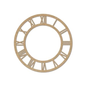 MDF Clock Frame - 8 inches - Roman Numbers