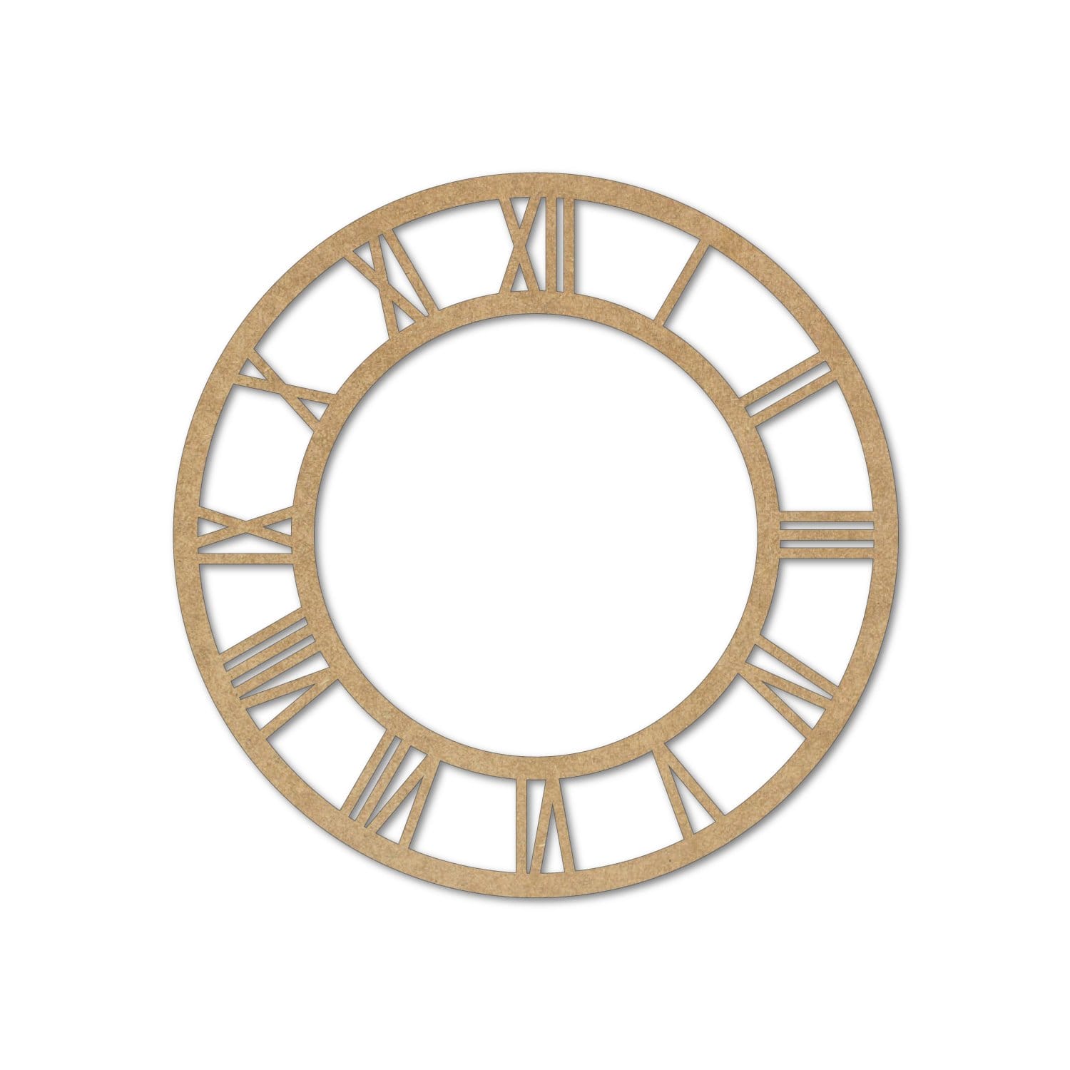 MDF Clock Frame - 8 inches - Roman Numbers mdf roman clock 8 inches MDF Clock Frame - 8 inches - Roman Numbers