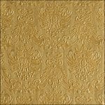 German Decoupage Napkins (5 pcs)  - Elegance Gold (Textured)