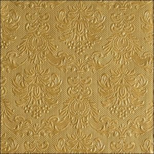 German Decoupage Napkins (5 pcs) - Elegance Gold (Textured)