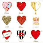 German Decoupage Napkins (5 pcs)  - Love