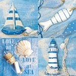 German Decoupage Napkins (5 pcs)  - Love at Sea