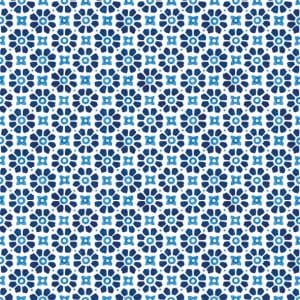 German Decoupage Napkins (5 pcs) - Laureen Blue