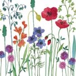 German Decoupage Napkins (5 pcs)  - Meadow Flowers