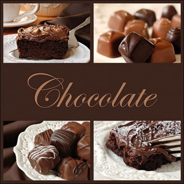 German Decoupage Napkins (5 pcs) - Chocolate