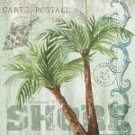 German Decoupage Napkins (5 pcs)  - Palm Tree