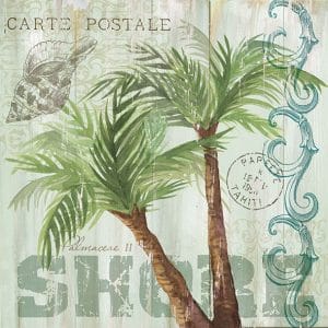 German Decoupage Napkins (5 pcs) - Palm Tree