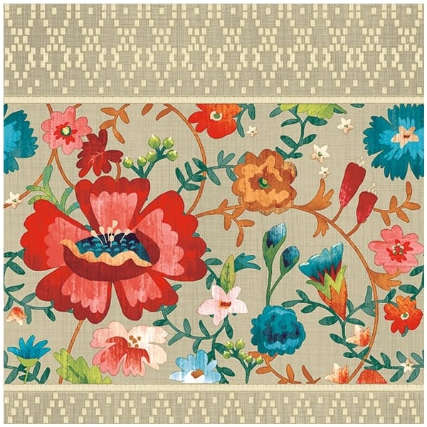 German Decoupage Napkins (5 pcs) - Darcy Beige