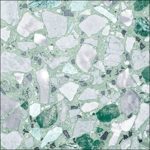 German Decoupage Napkins (5 pcs) - Terrazzo Petrol