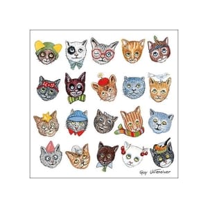 German Decoupage Napkins (5 pcs) - Funny Cats
