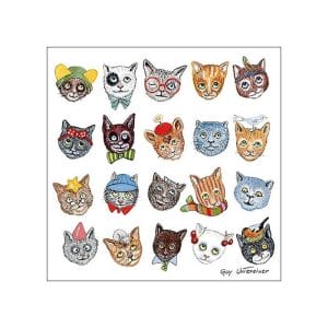 German Decoupage Napkins (5 pcs) - Funny Cats