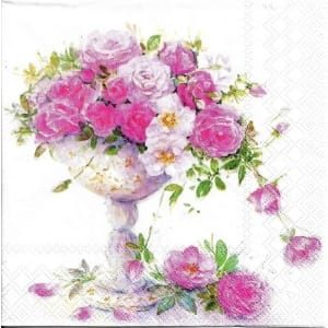 German Decoupage Napkins (5 pcs) - Flora