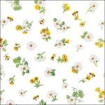 German Decoupage Napkins (5 pcs)  - Daisy all Over