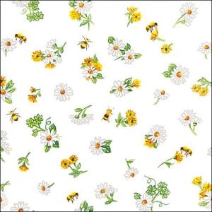 German Decoupage Napkins (5 pcs) - Daisy all Over
