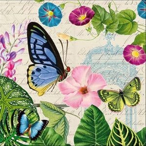 German Decoupage Napkins (5 pcs) - Romatic Pure