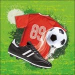 German Decoupage Napkins (5 pcs)  - Soccer