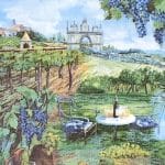 German Decoupage Napkins (5 pcs)  - Vineyard