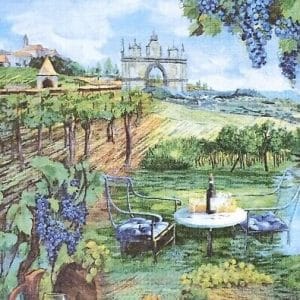 German Decoupage Napkins (5 pcs) - Vineyard