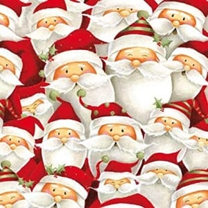 German Decoupage Napkins (5 pcs) - Funny Santa (Christmas)