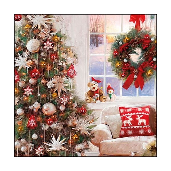 German Decoupage Napkins (5 pcs) - Ready for Christmas