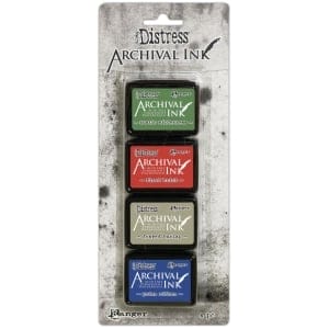 Tim Holtz Distress Archival Mini Ink Kit 6 (Set of 4)