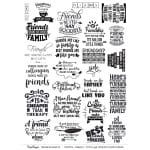 CrafTangles A4 Transfer It Sheets - Quotes - Friendship 1
