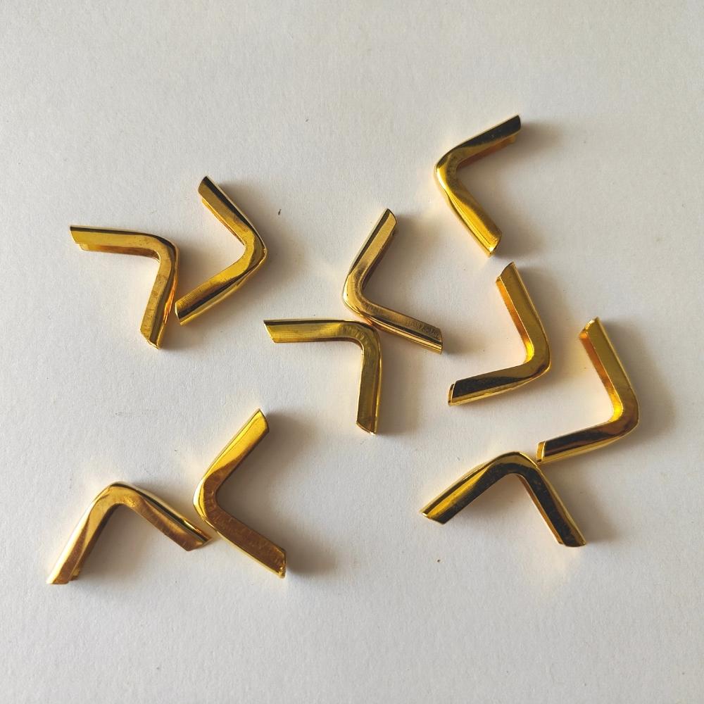 Metal Box Corners/Protectors (Set of 10 pcs) (CTSE-54) CTSE 54 metal corners protectors Metal Box Corners/Protectors (Set of 10 pcs) (CTSE-54)