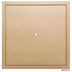 10 inch MDF Clock Base with Ring (Square)
