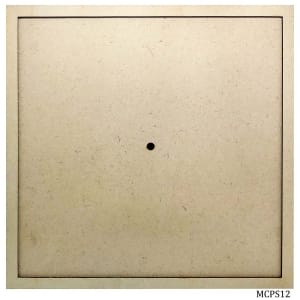 12 inch MDF Clock Base with Ring (Square)