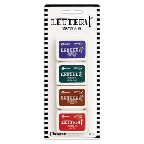 Ranger Letter It Stamping Ink Set # 4 (Set of 4) Ranger Letter It Ink LEI64206 Ranger Letter It Stamping Ink Set # 4 (Set of 4)