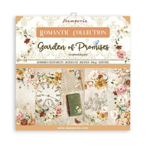 Stamperia Double-Sided Paper Pad 8"X8" 10/Pkg - Garden of Promises