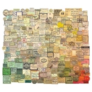 Tim Holtz Idealogy Ephemera Snippets 233/Pkg - Curator
