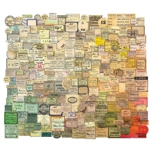 Tim Holtz Idealogy Ephemera Snippets 233/Pkg - Curator