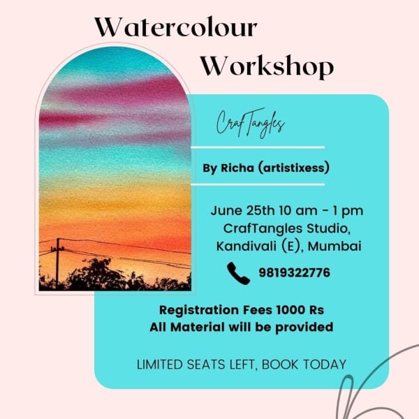 Watercolour Basics Workshop by Richa 25 June 2022