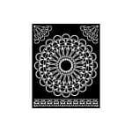 Stamperia Stencil 7.87"X9.84" - Round Lace, Atelier Des Arts
