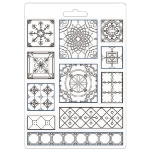 Stamperia Soft Maxi Mould A5 - Tiles, Casa Granada