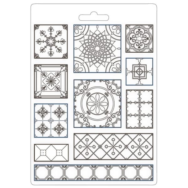 Stamperia Soft Maxi Mould A5 - Tiles, Casa Granada
