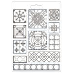 Stamperia Soft Maxi Mould A5 - Tiles, Casa Granada