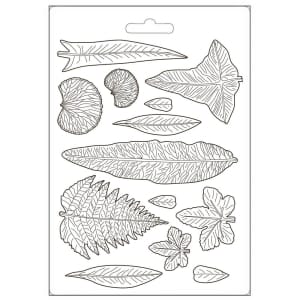 Stamperia Soft Maxi Mould A5 - Leaves, Romantic Garden House