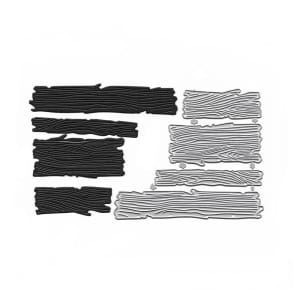 Steel Dies - Wooden Logs (Set of 4 dies)