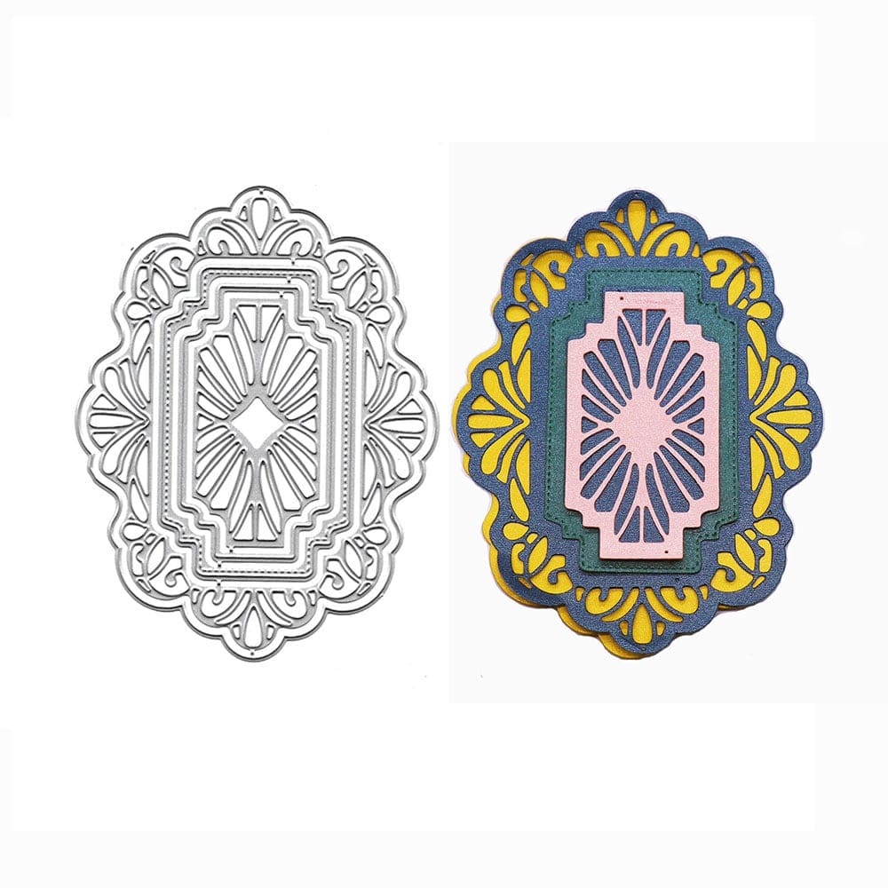 Steel Dies - Ornate Frames (Set of 5 dies) (XY749) XY749 CraftAdda Steel Dies Steel Dies - Ornate Frames (Set of 5 dies) (XY749)