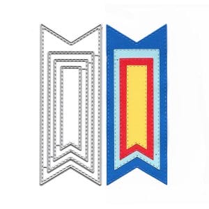 Steel Dies - Bookmarks or Labels (Set of 4 dies) (XY765)