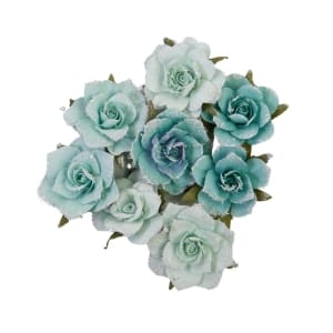 Prima Marketing Mulberry Paper Flowers - Fresh Flavor/Peach Tea