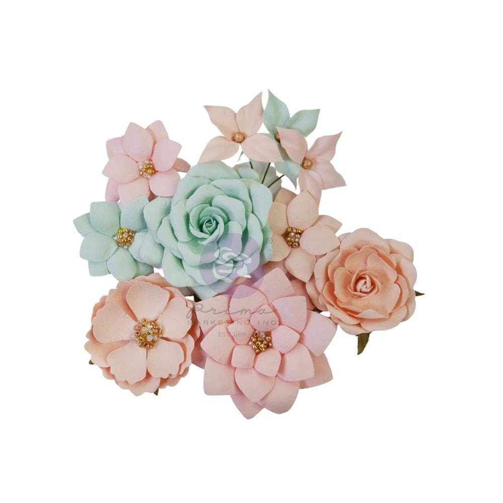 Prima Marketing Mulberry Paper Flowers - Eres Miel/Miel prima flowers 658755 Prima Marketing Mulberry Paper Flowers - Eres Miel/Miel