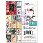 Prima 3 by 4 journalling cards - Painted Floral