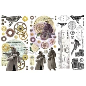 Prima Finnabair Mini Transfers 6"X12" 3/Sheets - Photo Passion